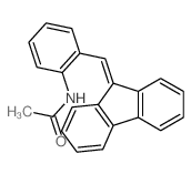 Acetamide,N-[2-(9H-fluoren-9-ylidenemethyl)phenyl]- structure