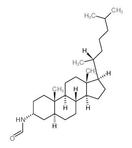 Formamide, N-(3a,5a)-cholestan-3-yl- (9CI)结构式