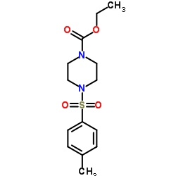 Ethyl 4-[(4-methylphenyl)sulfonyl]-1-piperazinecarboxylate Structure