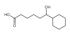 6-cyclohexyl-6-hydroxy-hexanoic acid结构式