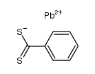 dithiobenzoic acid , lead (II)-salt Structure