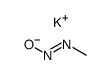 (Z)-POTASSIUMMETHANEDIAZOTATE结构式