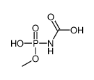 [hydroxy(methoxy)phosphoryl]carbamic acid Structure