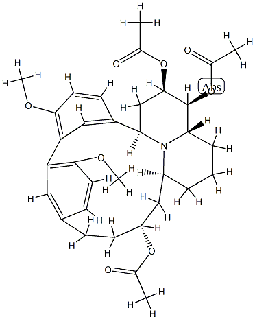 Lythrancine I triacetate structure