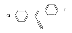 E-ALPHA-(4-CHLOROPHENYL)-4-FLUOROCINNAM& structure