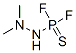 (2,2-Dimethylhydrazino)difluorophosphine sulfide结构式