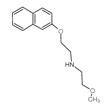 2-methoxy-N-(2-naphthalen-2-yloxyethyl)ethanamine结构式