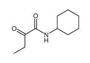 N-cyclohexyl-2-oxobutanamide Structure