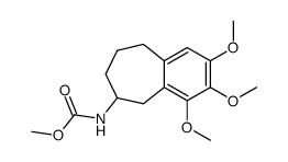 6,7,8,9-Tetrahydro-6-methoxycarbonylamino-2,3,4-trimethoxy-5H-benzocycloheptene结构式