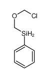 chloromethoxymethyl(phenyl)silane Structure