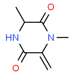 2,5-Piperazinedione,1,3-dimethyl-6-methylene-(9CI) structure