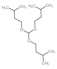 1-[bis(3-methylbutoxy)methoxy]-3-methyl-butane Structure