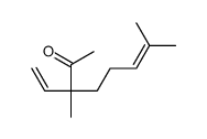 3-ethenyl-3,7-dimethyloct-6-en-2-one Structure