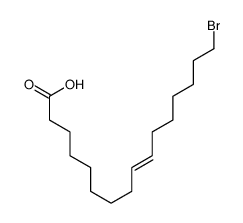 16-bromohexadec-9-enoic acid结构式