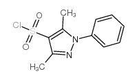 3,5-DIMETHYL-1-PHENYL-1H-PYRAZOLE-4-SULFONYL CHLORIDE structure