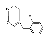 4H-Pyrrolo[3,2-d]isoxazole,3-[(2-fluorophenyl)methyl]-5,6-dihydro-(9CI) Structure