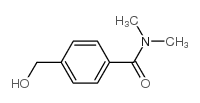 4-(羟基甲基)-N,N-二甲基苯甲酰胺结构式