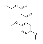 3-(2,5-二甲氧基苯基)-3-氧代丙酸乙酯结构式