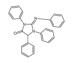 1,3,5-triphenyl-2-phenyliminoimidazolidin-4-one Structure