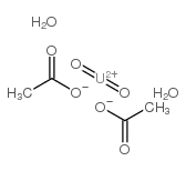 URANYL ACETATE DIHYDRATE Structure