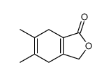 5,6-dimethyl-4,7-dihydro-3H-2-benzofuran-1-one结构式