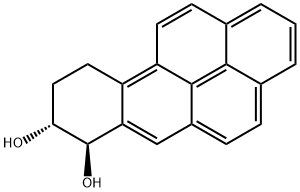 (7r,8r)-7,8,9,10-tetrahydrobenzo[def]chrysene-7,8-diol结构式