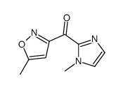 (1-methylimidazol-2-yl)-(5-methyl-1,2-oxazol-3-yl)methanone Structure