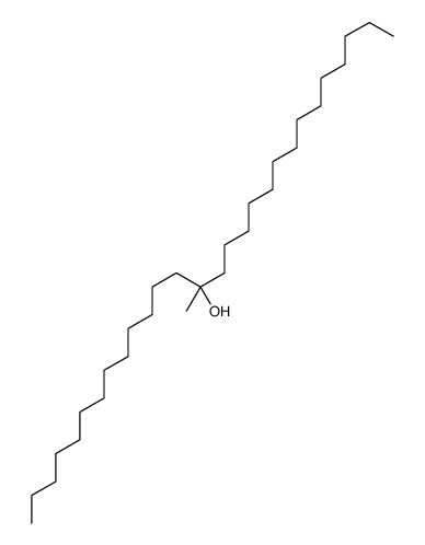 14-methyloctacosan-14-ol结构式