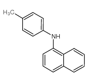 N-(对甲苯基)-1-萘胺结构式