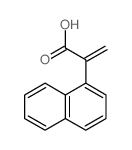 1-Naphthaleneaceticacid, a-methylene- Structure