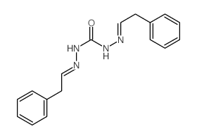 1,3-bis(phenethylideneamino)urea结构式