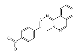 4-Nitrobenzaldehyde [2-methylphthalazin-1(2H)-ylidene]hydrazone Structure