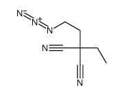 2-(2-azidoethyl)-2-ethylpropanedinitrile Structure