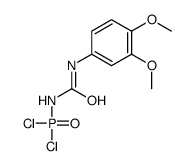 1-dichlorophosphoryl-3-(3,4-dimethoxyphenyl)urea Structure