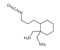 [1-(aminomethyl)-2-(3-isocyanatopropyl)cyclohexyl]methanamine结构式