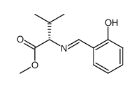 N-(salicylidene)-L-valine methylester结构式