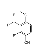 Phenol, 3-(difluoromethyl)-4-ethoxy-2-fluoro- (9CI) picture