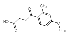 4-(4-methoxy-2-methyl-phenyl)-4-oxo-butanoic acid structure