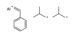 bis(2-methylpropyl)-(2-phenylethenyl)alumane Structure