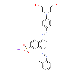 sodium 5-[[4-[bis(2-hydroxyethyl)amino]phenyl]azo]-8-[(o-tolyl)azo]naphthalene-2-sulphonate picture