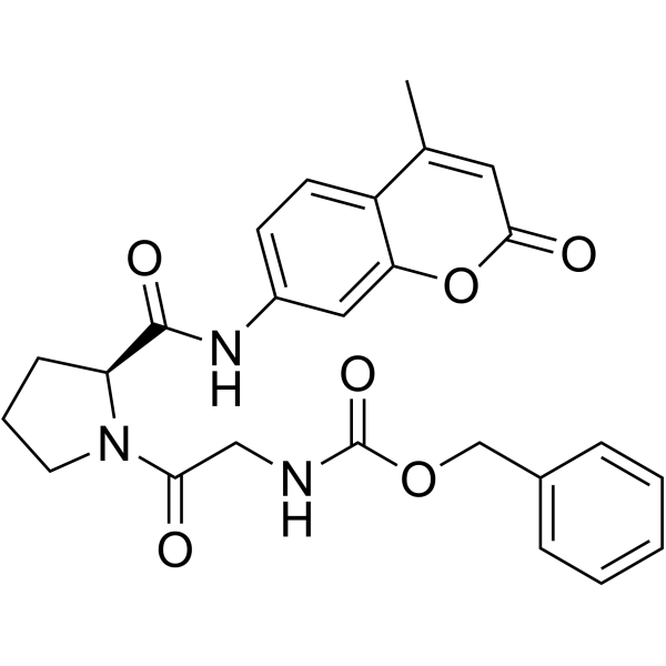 Z-Gly-Pro-AMC Structure