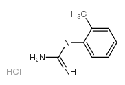 Guanidine,N-(2-methylphenyl)-, hydrochloride (1:1) Structure