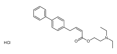 4,4-Biphenylcrotonic acid 2-(diethylamino)ethyl ester hydrochloride picture