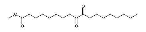 9,10-diketostearic acid methyl ester结构式