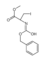 (S)-2-Benzyloxycarbonylamino-3-iodo-propionic acid Methyl ester Structure
