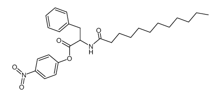 N-dodecanoyl-L-phenylalanine 4-nitrophenylester Structure