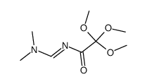 N,N-Dimethyl-N'-(trimethoxyacetyl)formamidin Structure