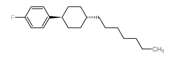 TRANS-4''-HEPTYLCYCLOHEXYL-4-FLUOROBENZENE Structure