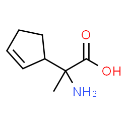 2-Cyclopentene-1-aceticacid,alpha-amino-alpha-methyl-,(R*,S*)-(9CI) structure