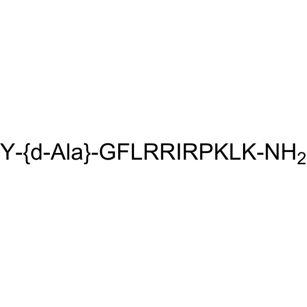 [DAla2] Dynorphin A (1-13), amide (porcine)结构式